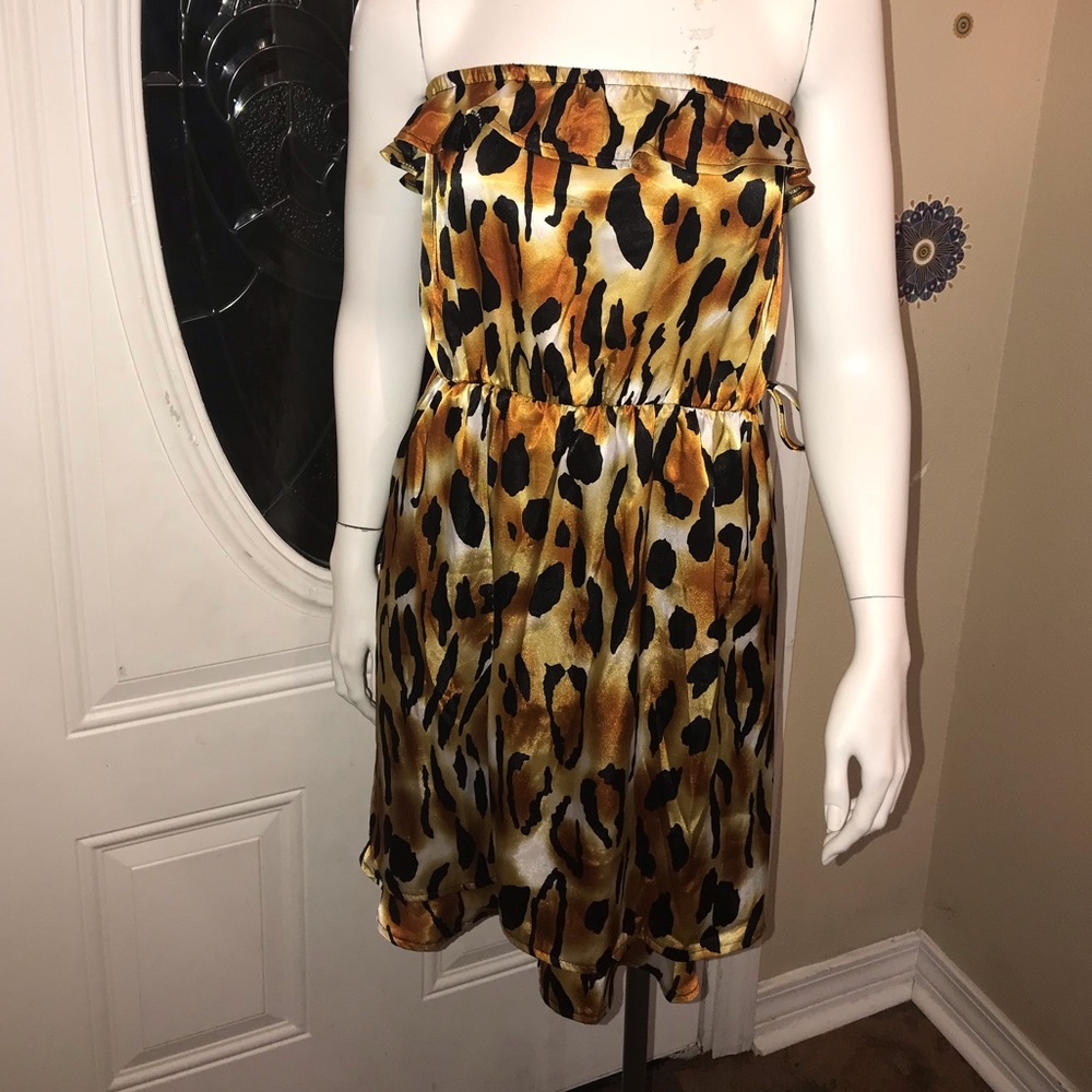 Rue21 XL Animal Print Halter Dress